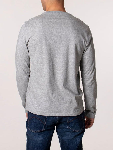 T-shirt Ralph Lauren L/S CREW SLEEP Uomo - Grigio