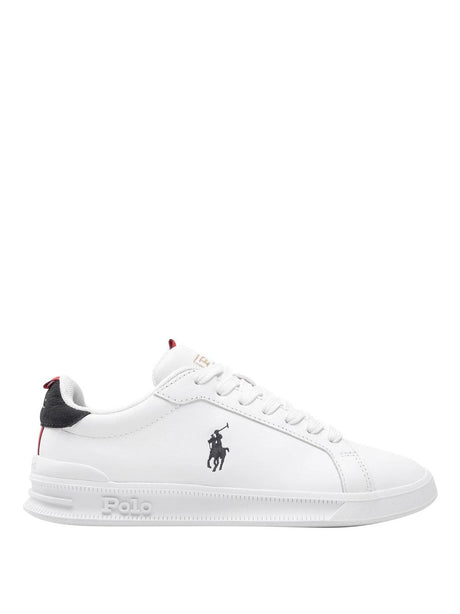 Sneakers Ralph Lauren HRT CT II LOW TOP LACE Uomo - Bianco