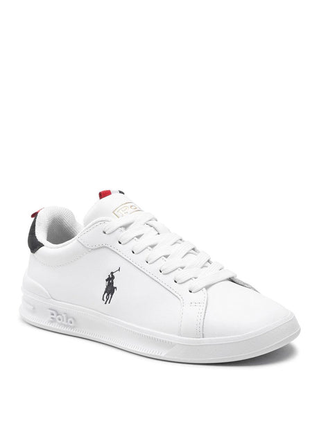 Sneakers Ralph Lauren HRT CT II LOW TOP LACE Uomo - Bianco