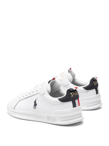 Sneakers Ralph Lauren HRT CT II LOW TOP LACE Uomo - Bianco