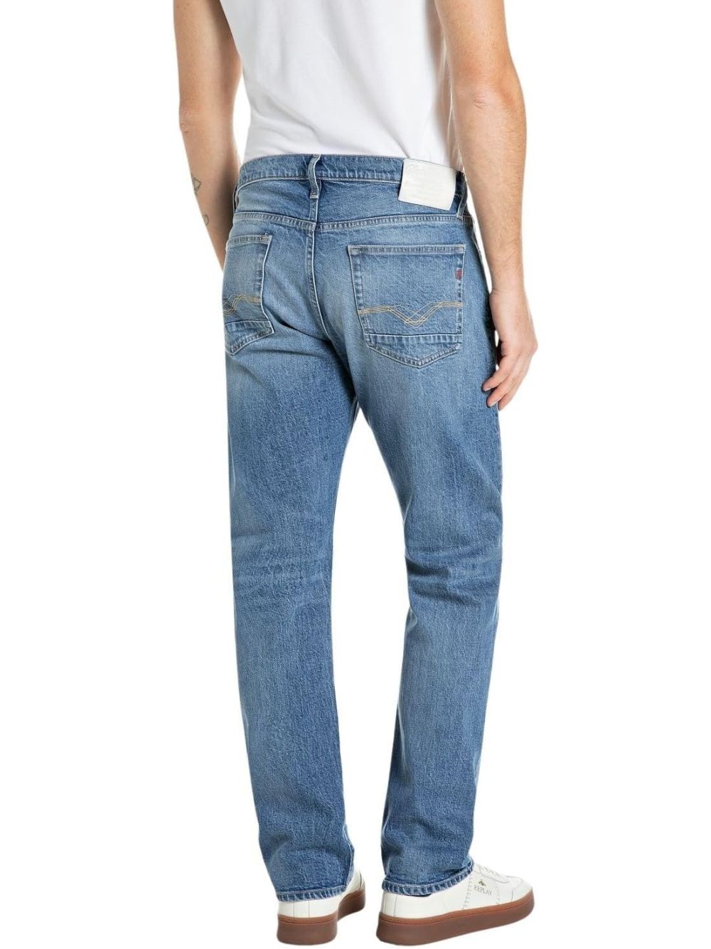 Pantalone Replay Uomo - Blu