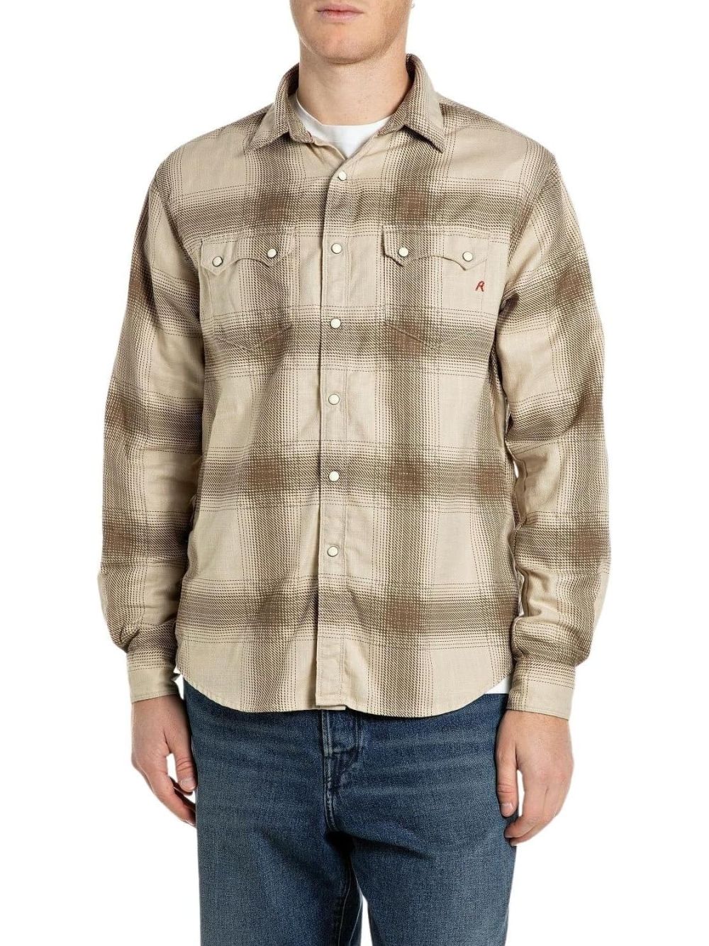 Camicia Replay Uomo - Marrone