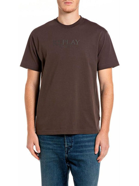 T-shirt Replay Uomo - Marrone
