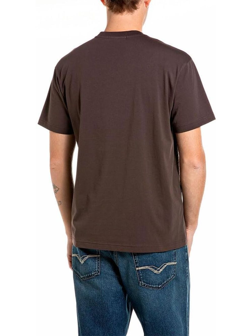 T-shirt Replay Uomo - Marrone