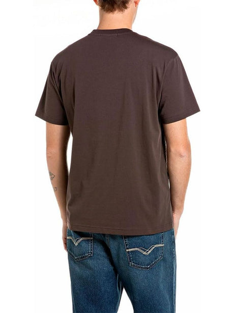 T-shirt Replay Uomo - Marrone