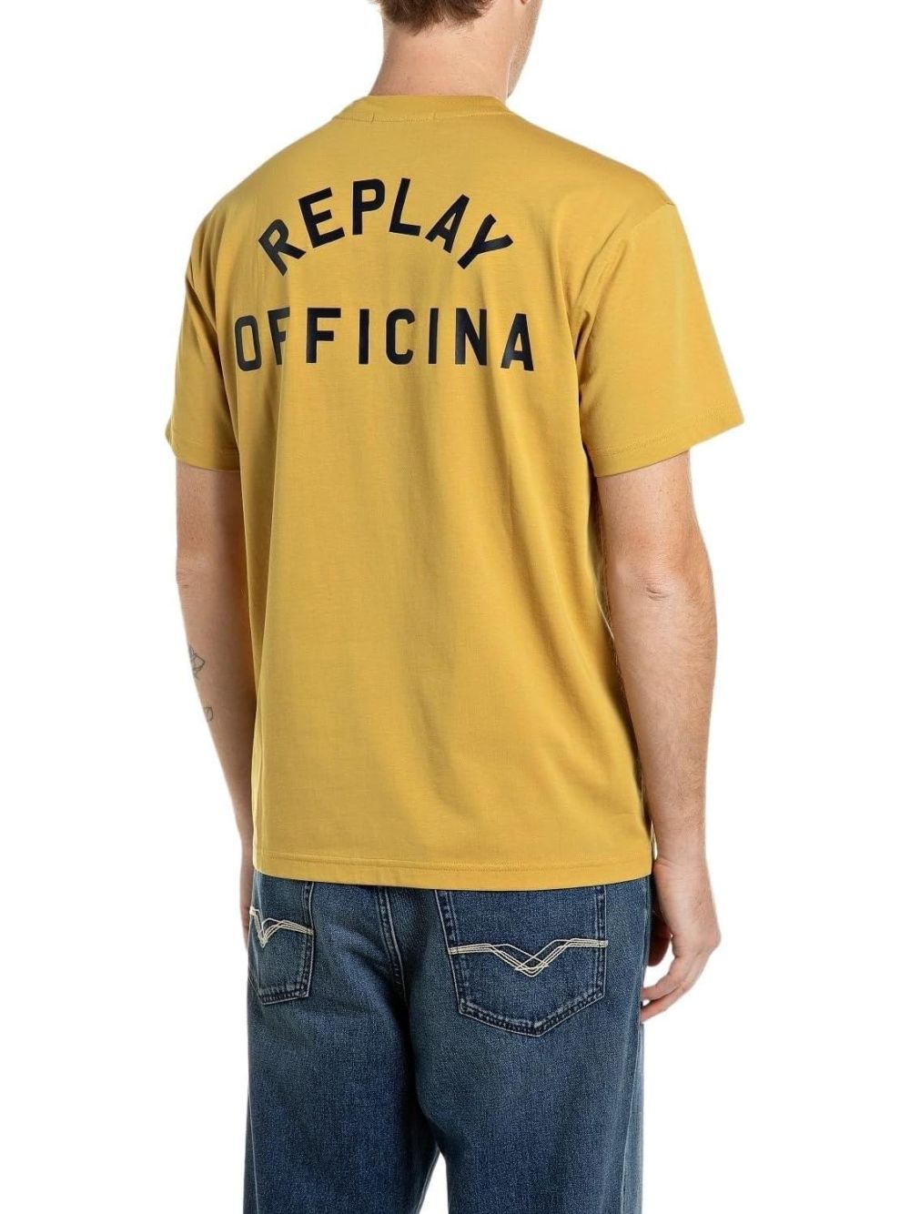 T-shirt Replay Uomo - Giallo
