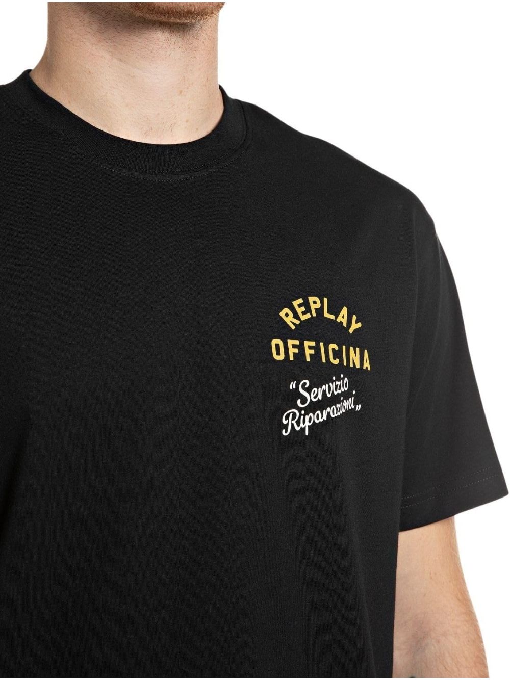 T-shirt Replay Uomo - Nero
