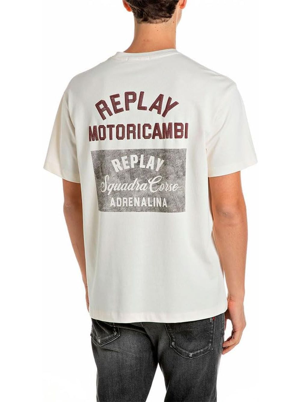 T-shirt Replay Uomo - Avorio