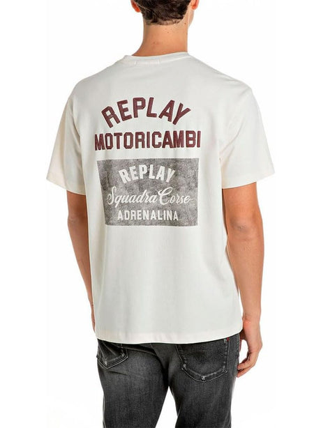 T-shirt Replay Uomo - Avorio