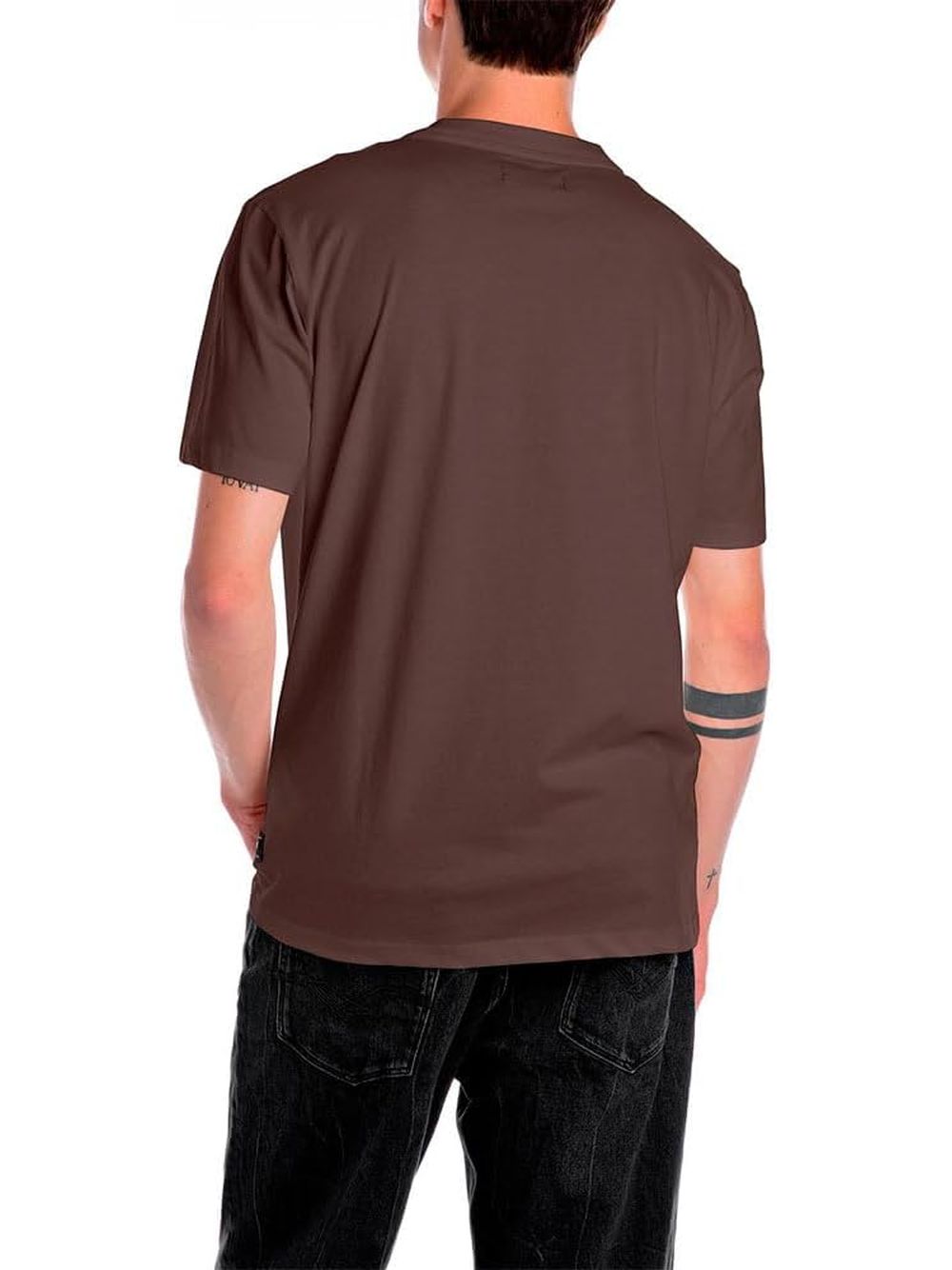T-shirt Replay Uomo - Marrone