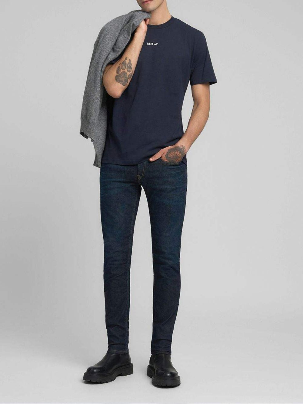 T-shirt Replay Uomo - Blu