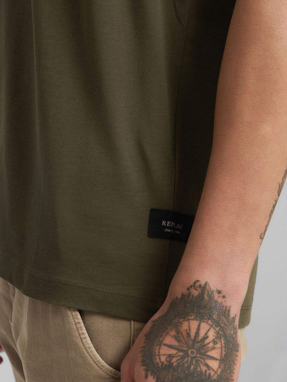 T-shirt Replay Uomo - Verde