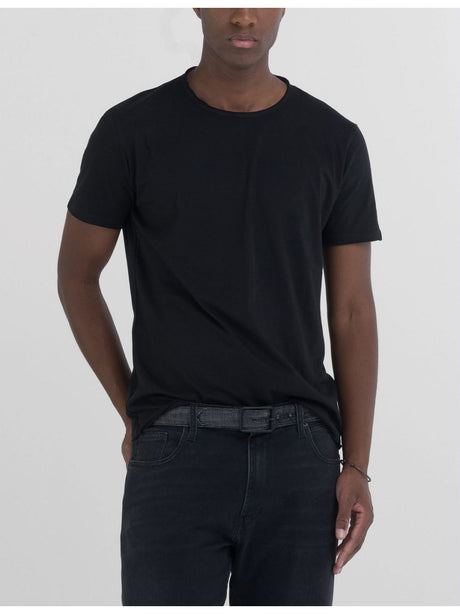 T-shirt Replay Uomo - Nero Replay  Angolo dello Sport