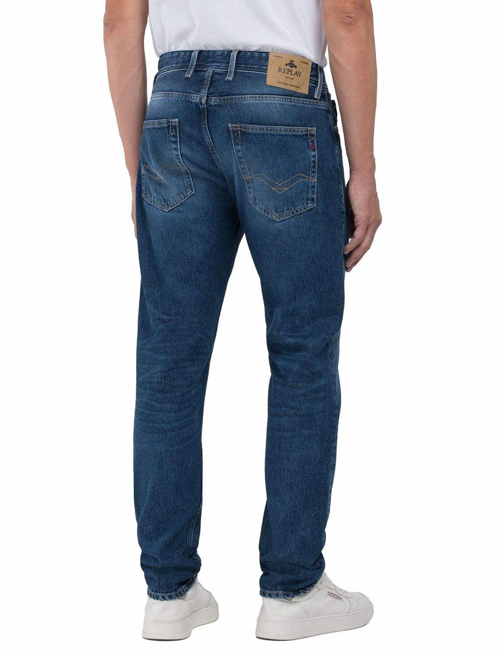 Pantalone Replay Uomo - Blu