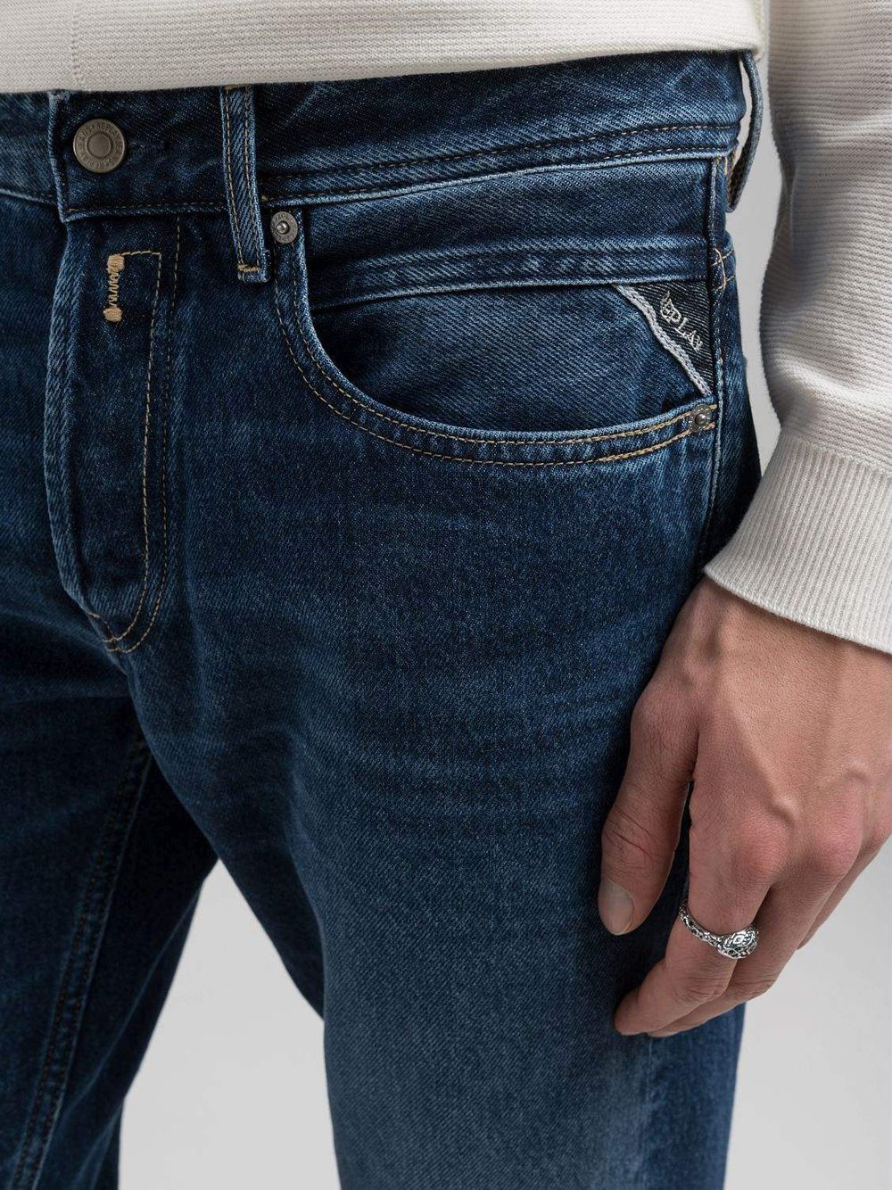 Pantalone Replay Uomo - Blu