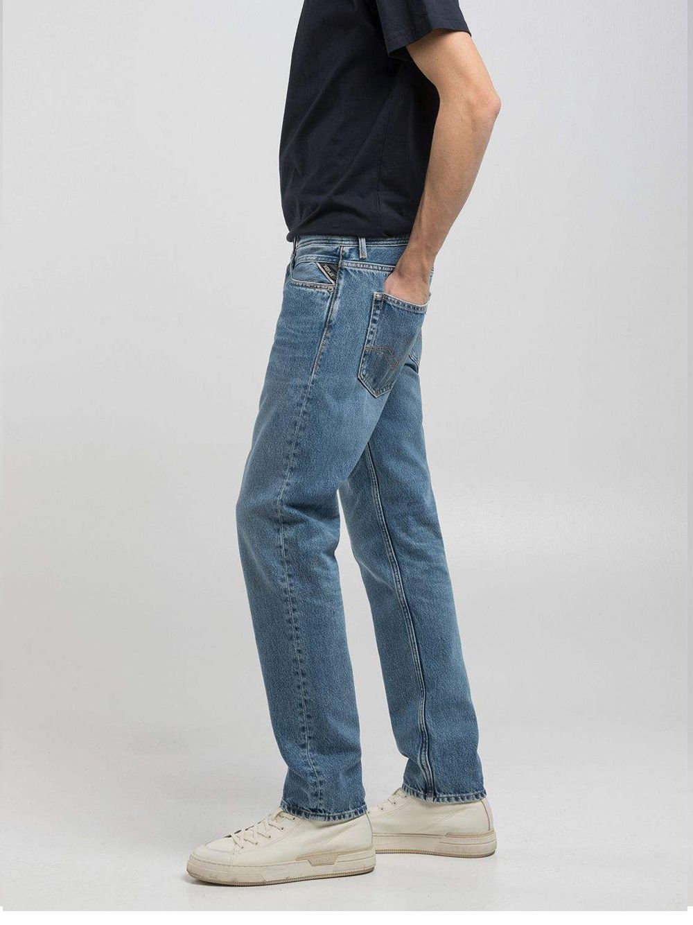 Pantalone Replay Uomo - Blu