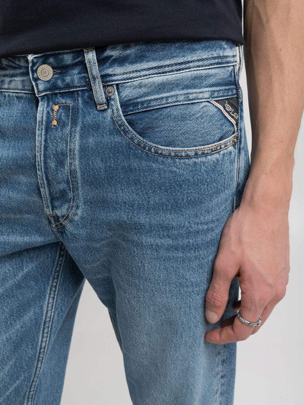 Pantalone Replay Uomo - Blu