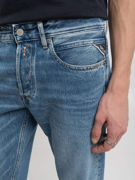 Pantalone Replay Uomo - Blu