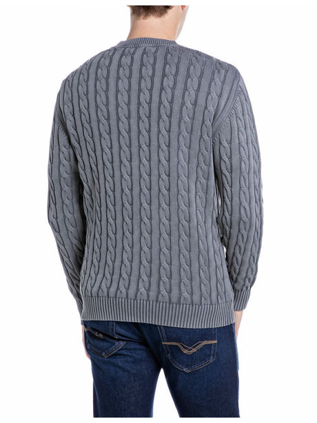 Pullover Replay Uomo - Grigio Replay  Angolo dello Sport