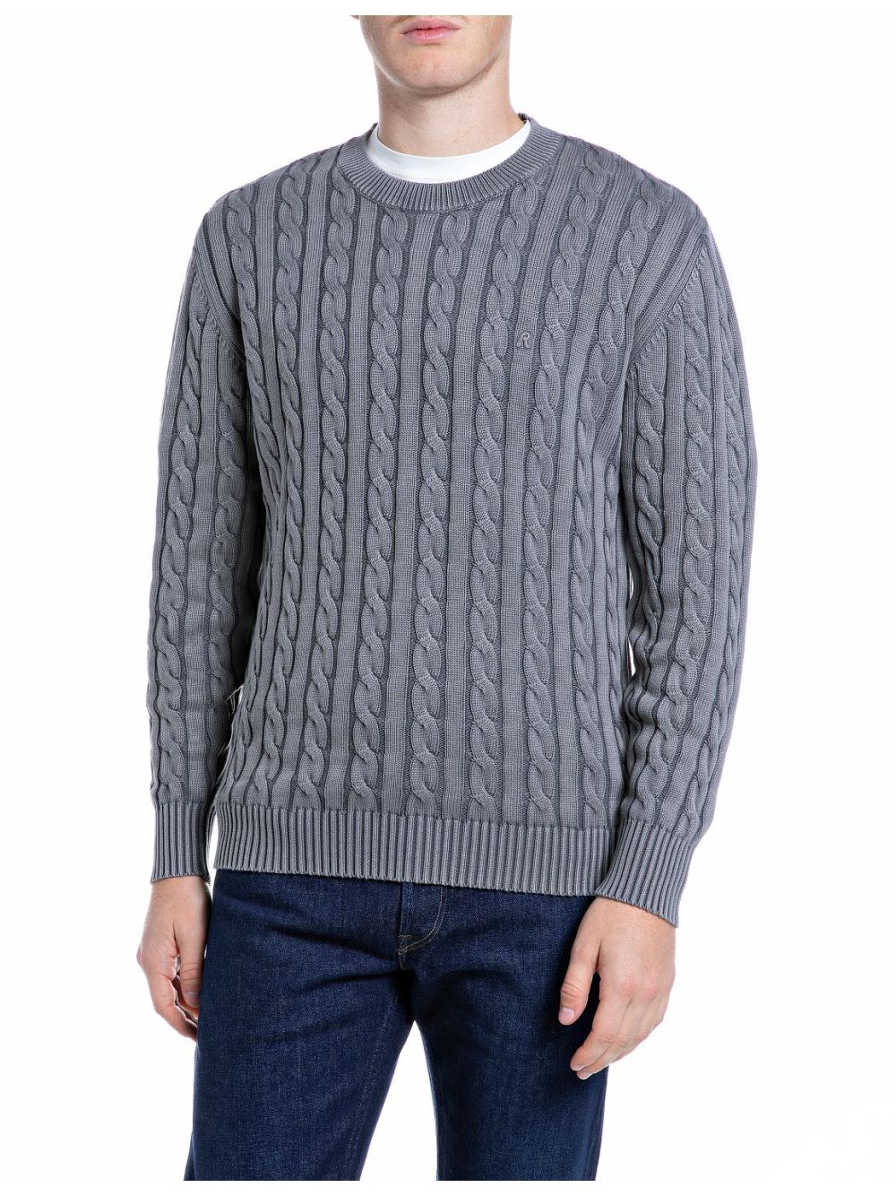 Pullover Replay Uomo - Grigio Replay  Angolo dello Sport