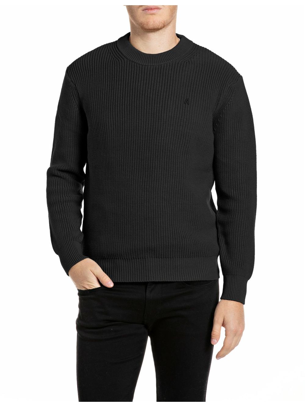 Pullover Replay Uomo - Nero Replay  Angolo dello Sport