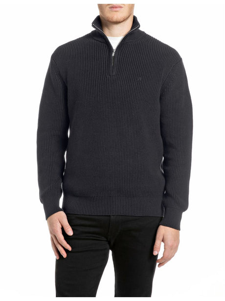 Pullover Replay Uomo - Blu Replay  Angolo dello Sport