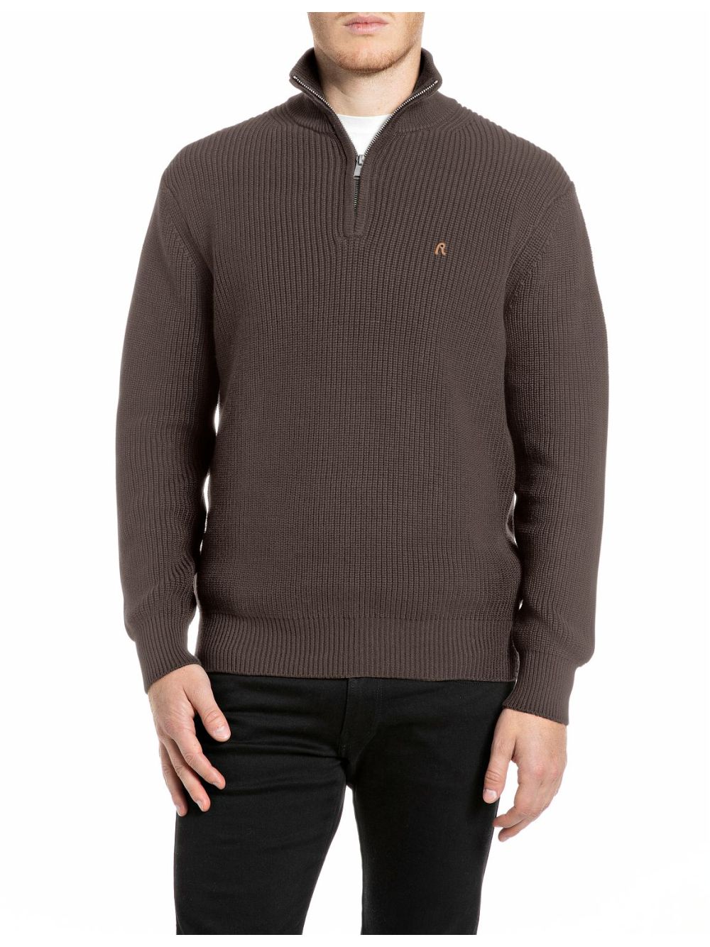 Pullover Replay Uomo - Marrone Replay  Angolo dello Sport