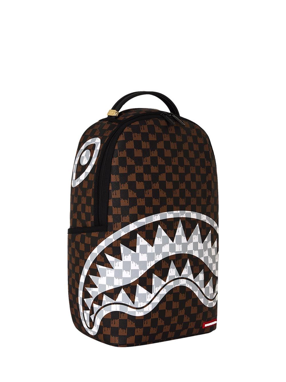 Zaino Sprayground DRIP CHECK SHARK Uomo - Marrone
