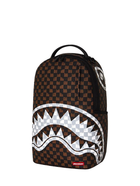Zaino Sprayground DRIP CHECK SHARK Uomo - Marrone