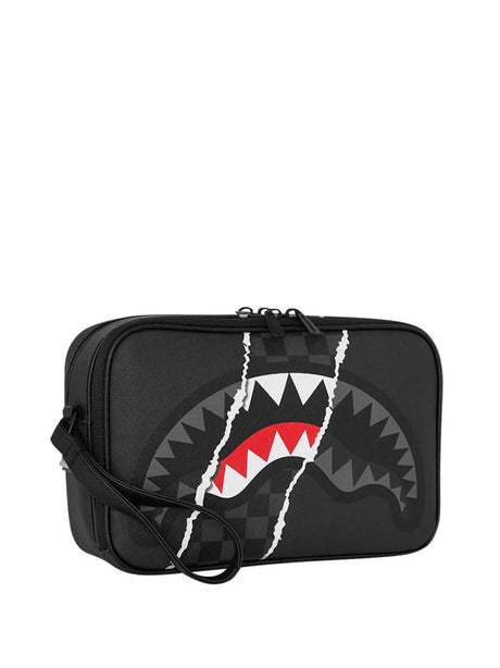 Beauty Case Sprayground CENTER RIP REVEALING CHECK BRICK Uomo - Grigio