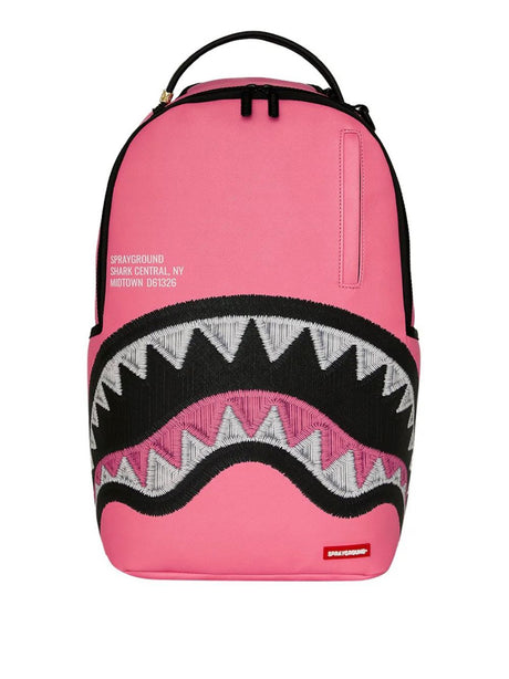 Zaino Sprayground SHARK CENTRAL EMBROIDERED Uomo - Rosa