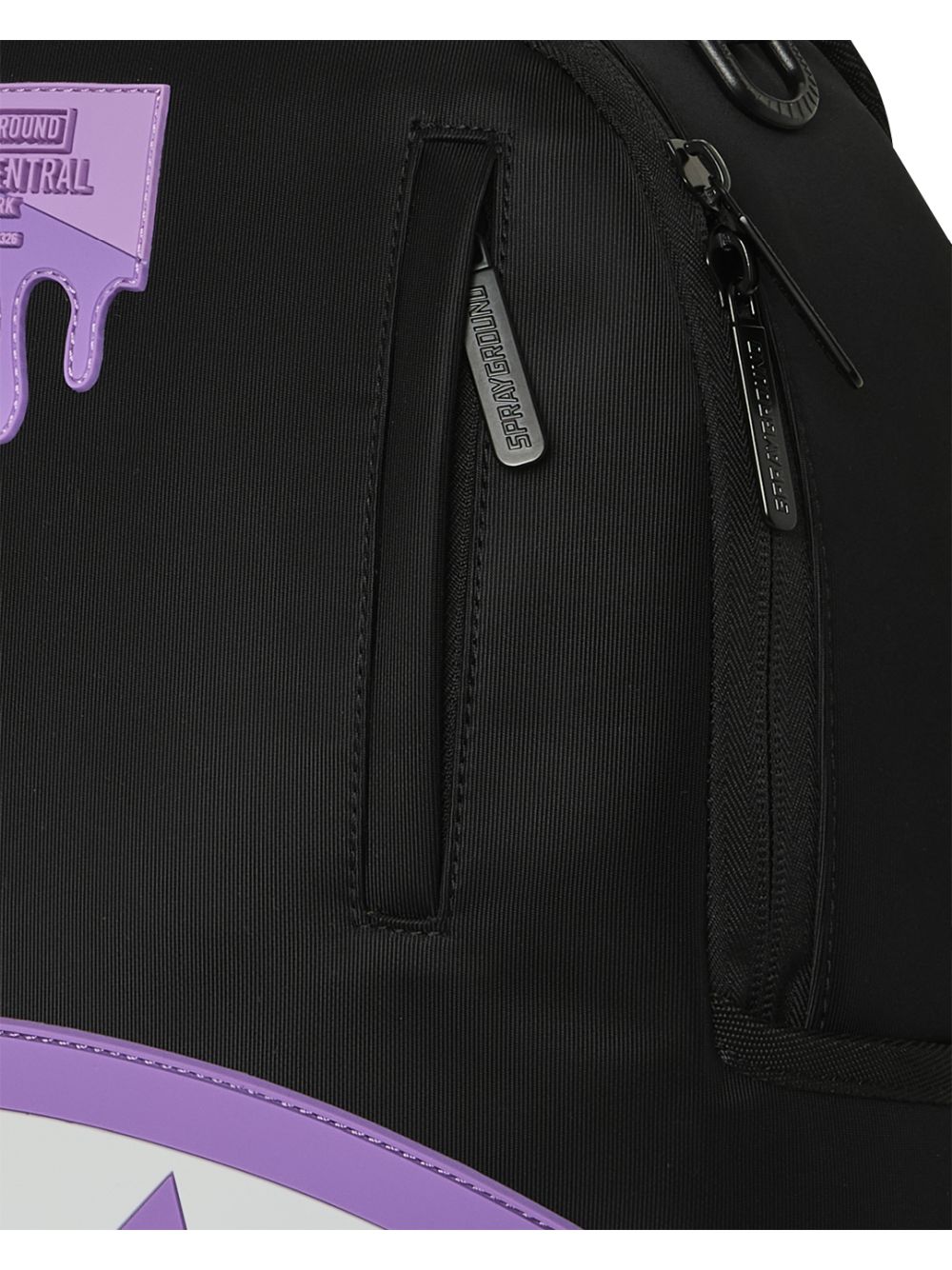 Zaino Sprayground SHARK CENTRAL LIGHT PURPLE BACKPACK Uomo - Nero