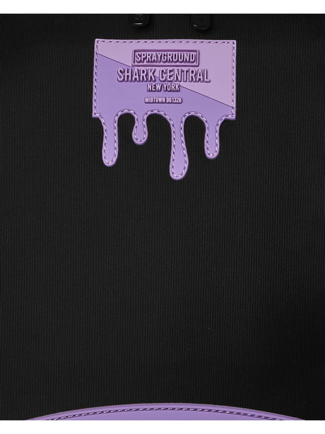 Zaino Sprayground SHARK CENTRAL LIGHT PURPLE BACKPACK Uomo - Nero