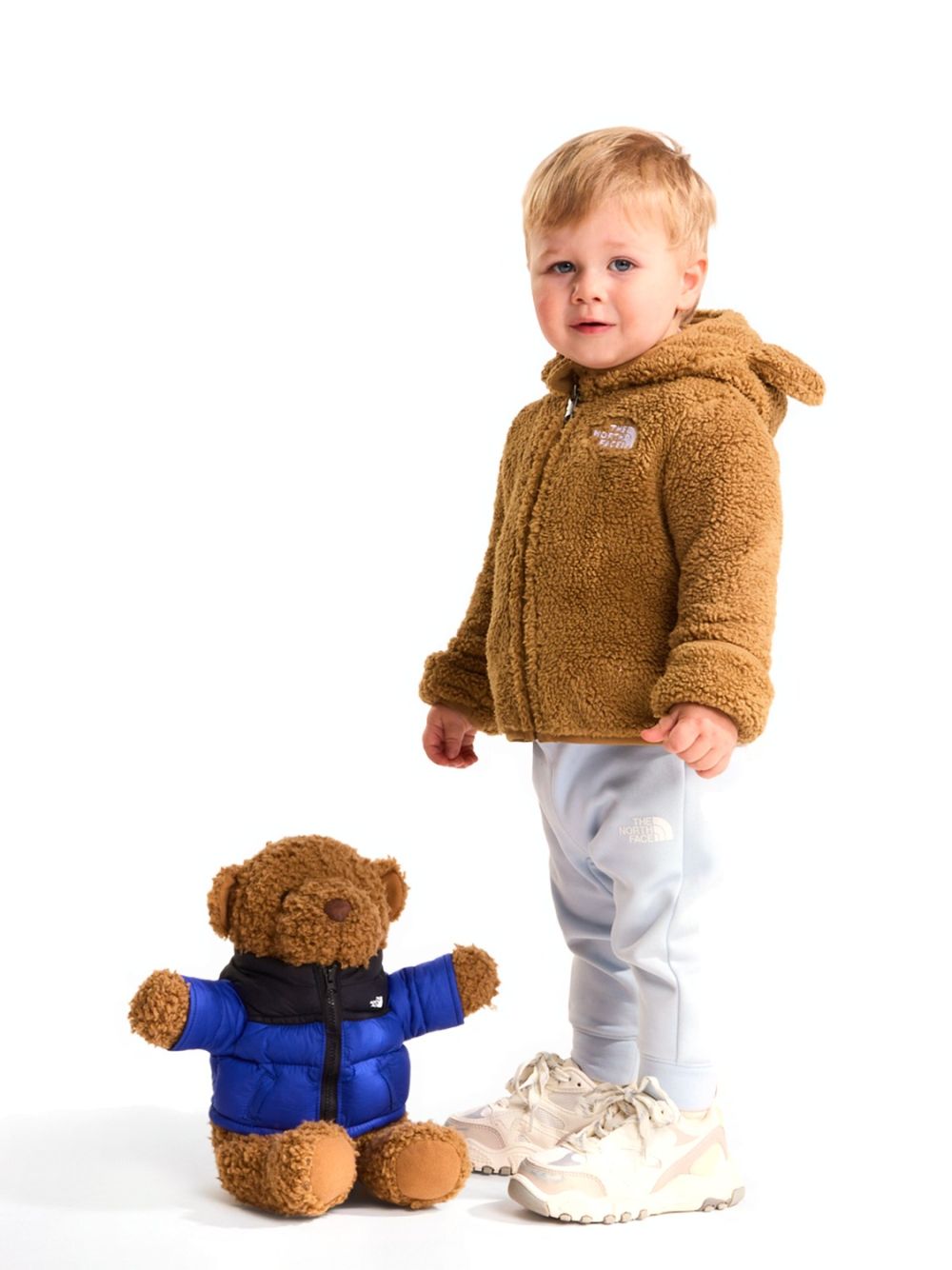 Pile The North Face CAMPSHIRE F/Z Bambino - Marrone The North Face  Angolo dello Sport