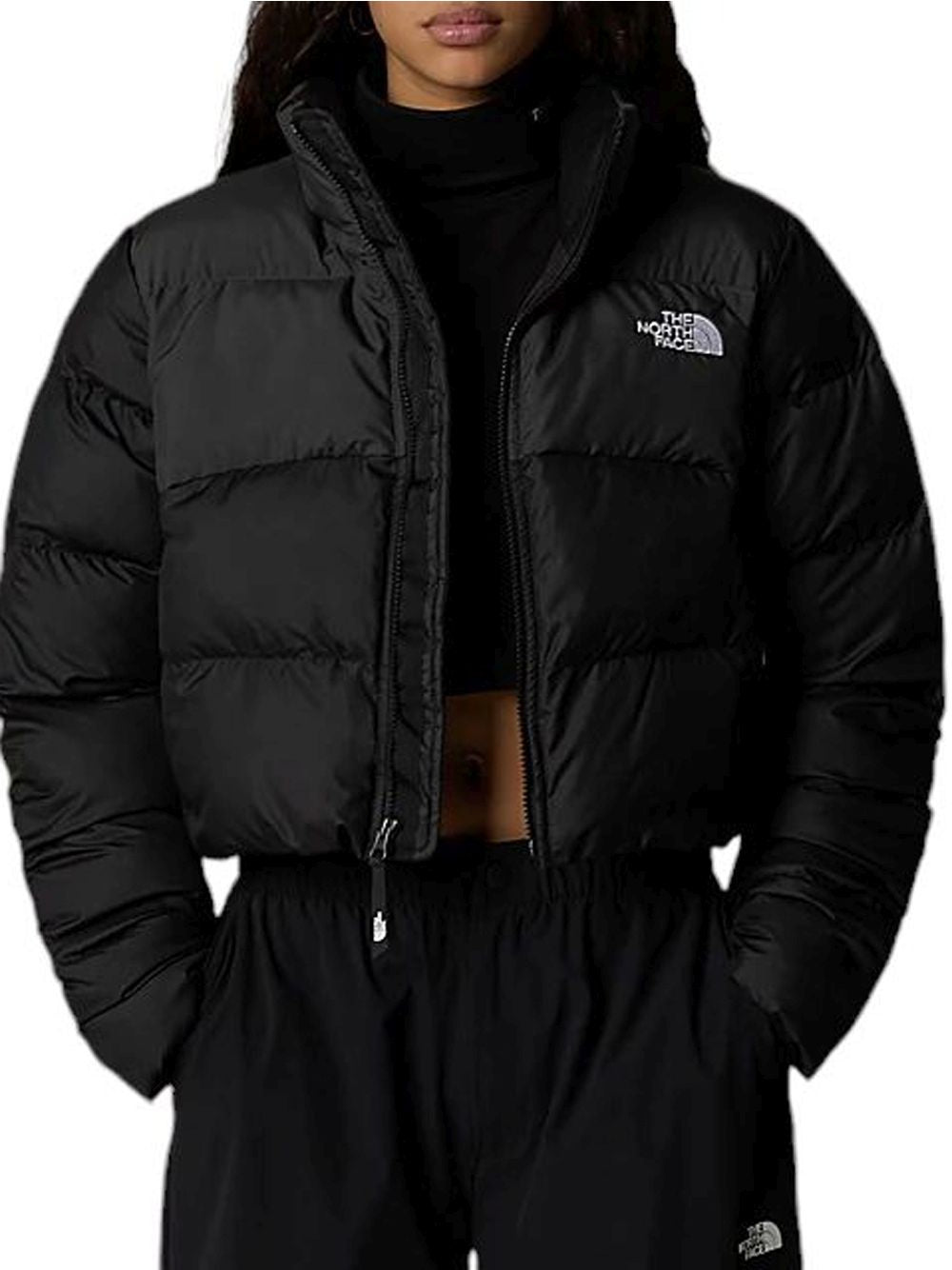 Giubbotto The North Face CROPPED SAIKUR Donna - Nero