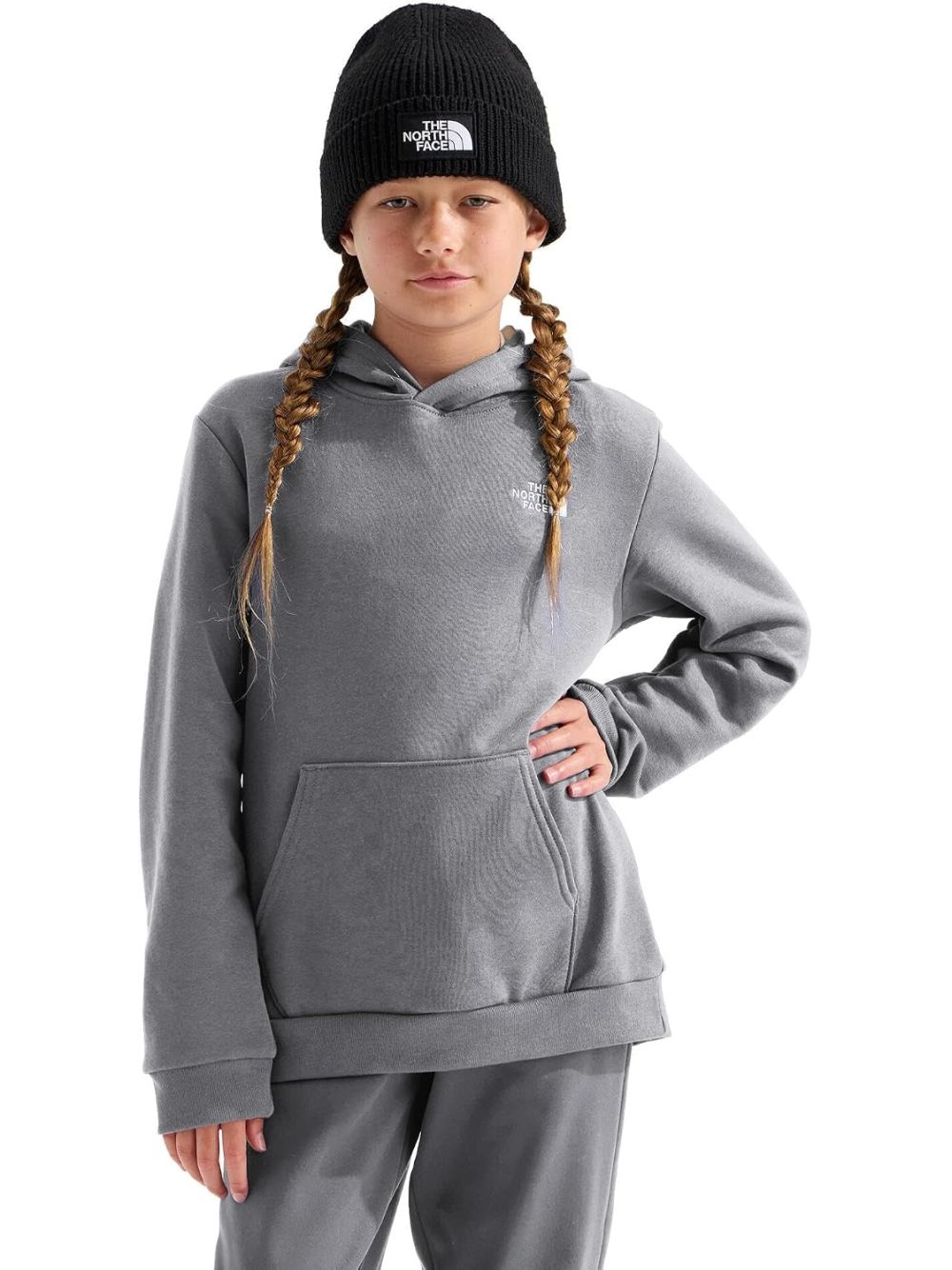 Felpa The North Face EVOLTN SD PO Bambino - Grigio