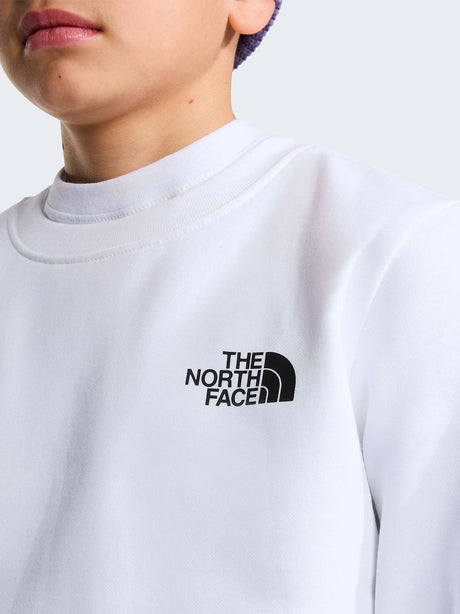 Felpa The North Face EVO BOX NSE C Bambino - Bianco