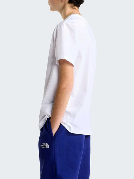 T-shirt The North Face EVO EMB S/S T Bambino - Bianco The North Face  Angolo dello Sport
