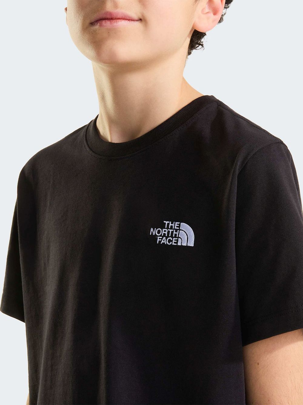 T-shirt The North Face EVO EMB S/S T Bambino - Nero The North Face  Angolo dello Sport