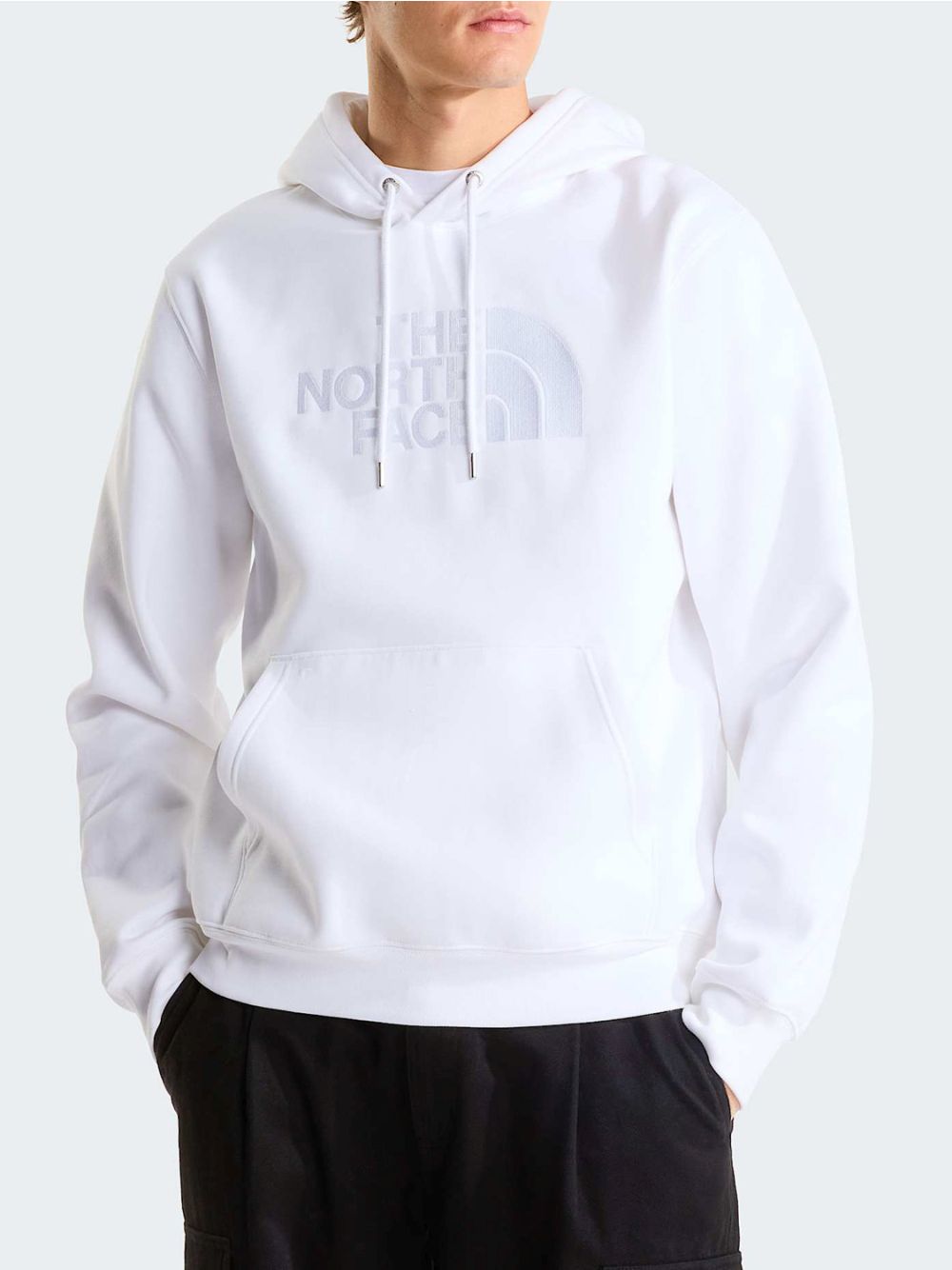 Felpa The North Face ESS DP REG HOO Uomo - Bianco