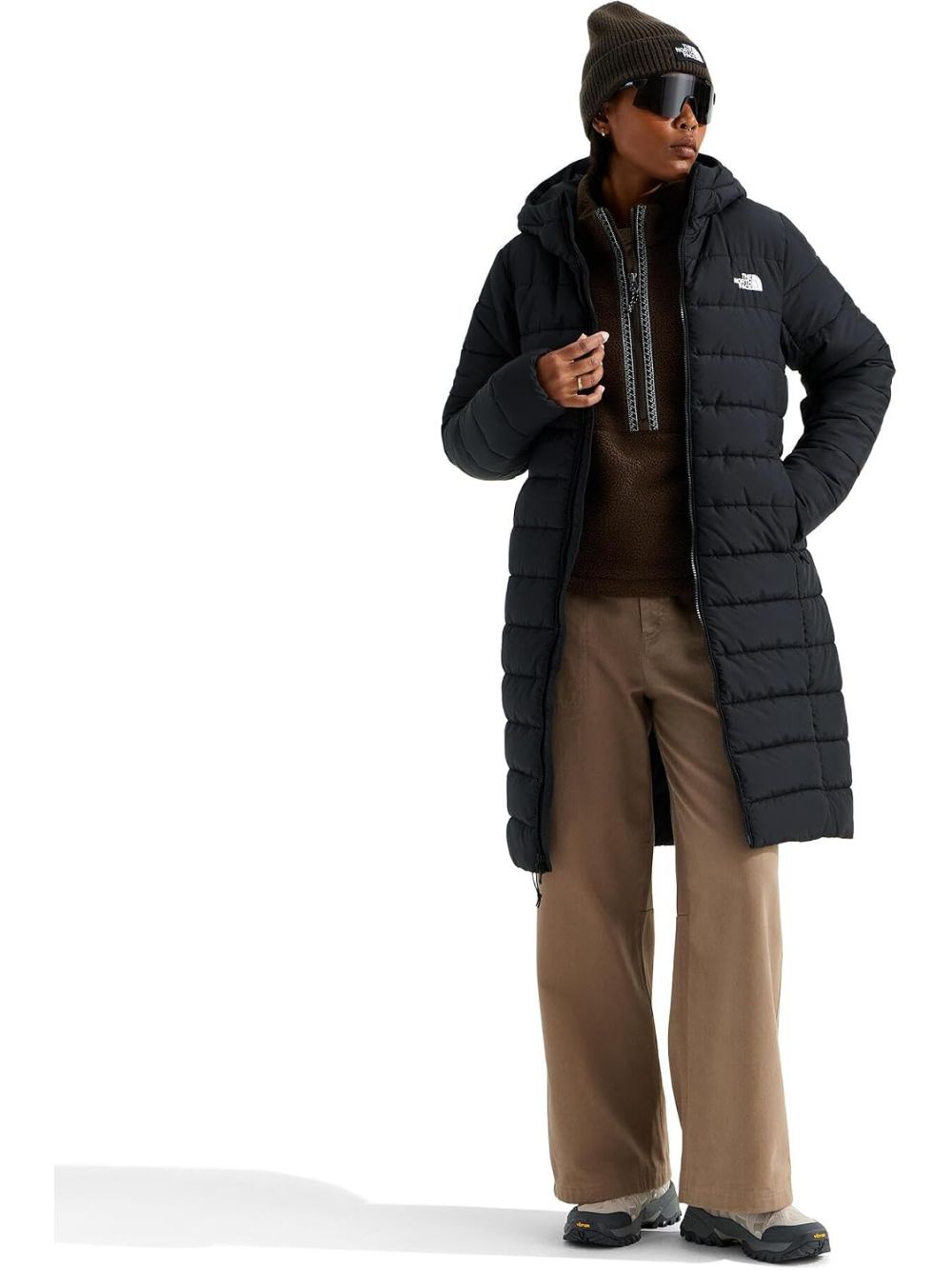Giubbotto The North Face ACONCAGUA HD P Donna - Nero