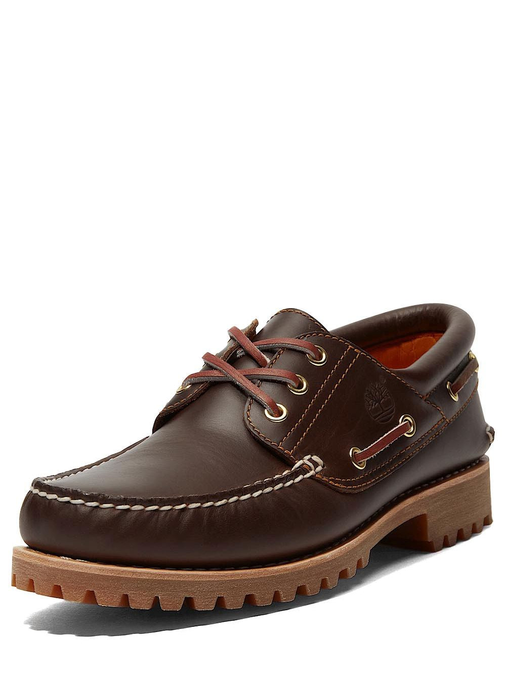 Mocassini Timberland Authentic 3-Eye Lug Handsewn Uomo - Marrone
