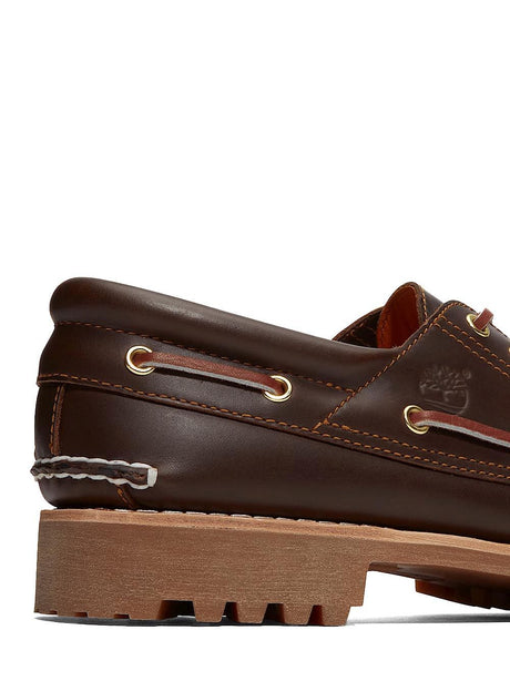 Mocassini Timberland Authentic 3-Eye Lug Handsewn Uomo - Marrone