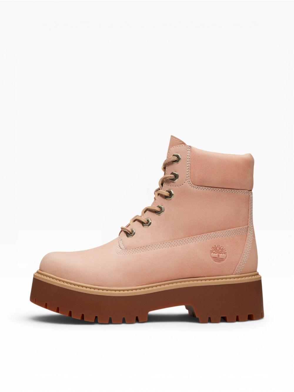 Stivaletti Timberland STONE STREET 6 INCH LACE UP BOOT FULL GRAIN Donna - Rosa