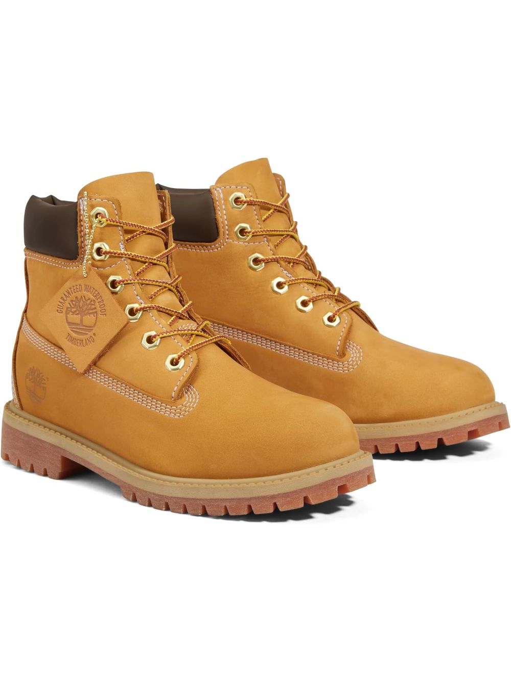 Stivaletti Timberland 6 INCH LACE UP WATERPROOF BOOT Unisex Bambino - Marrone