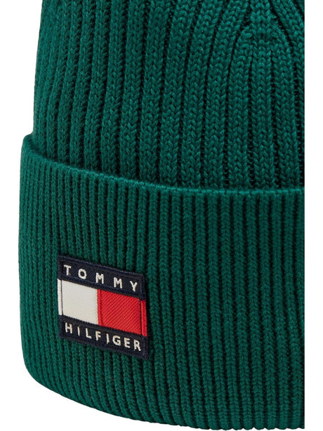 Cappello Tommy Hilfiger ITAGE FLAG BEANIE Bambino - Verde