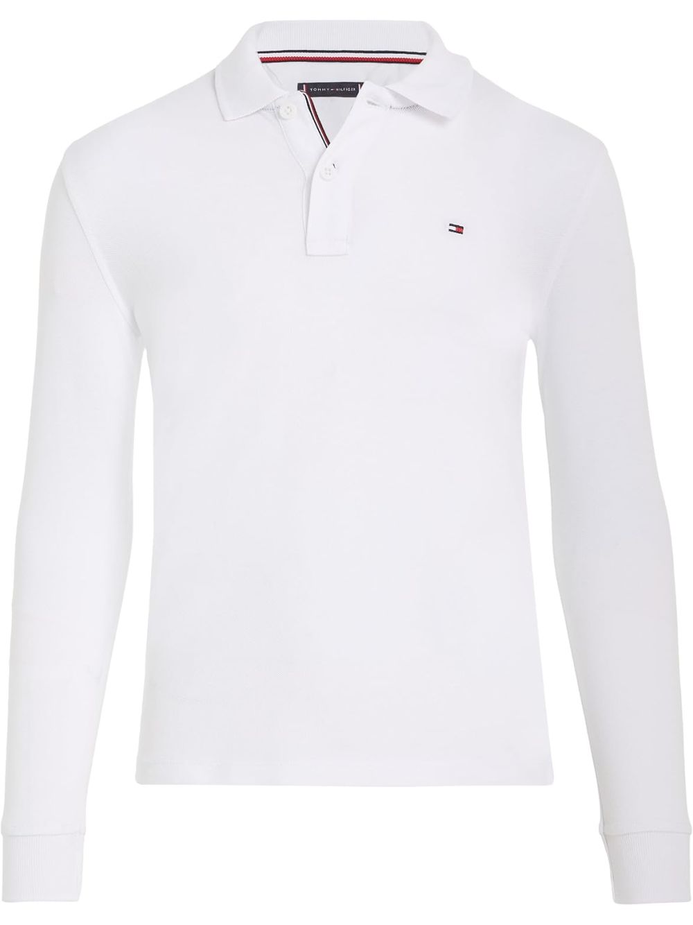 Polo Tommy Hilfiger REG LS Bambino - Bianco