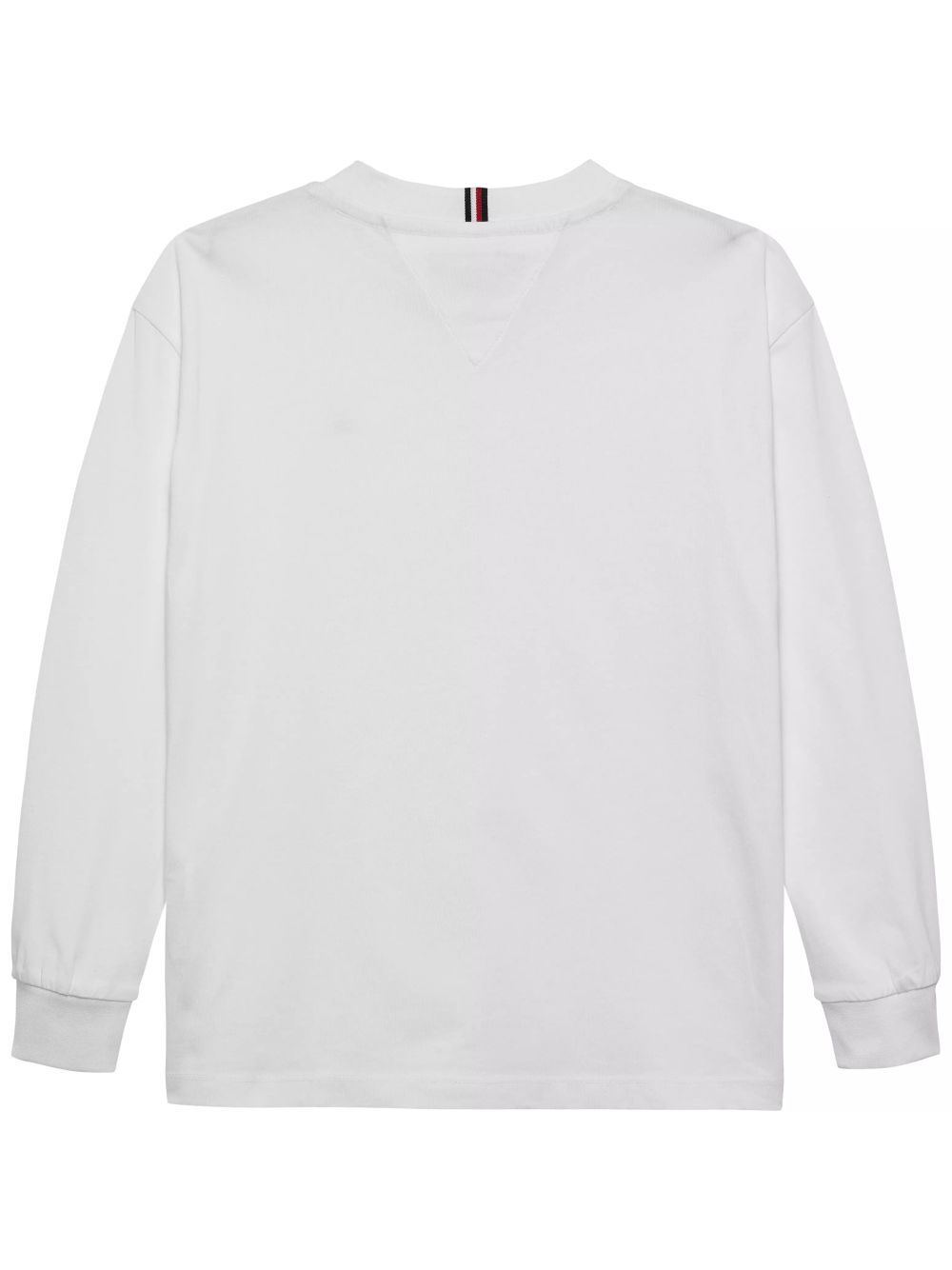T-shirt Tommy Hilfiger ESSENTIAL LS Bambino - Bianco