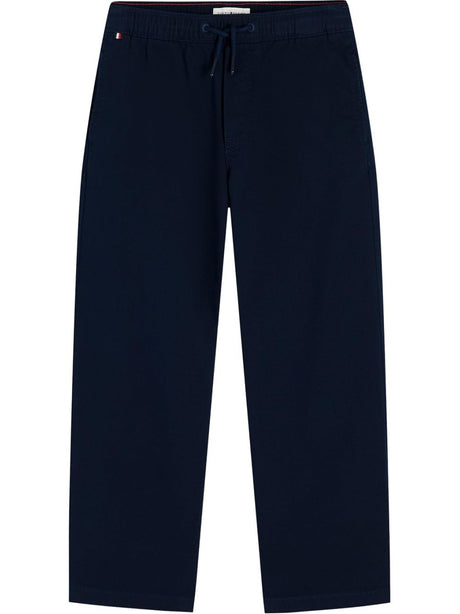 Pantalone Tommy Hilfiger BAGGY PULL ON SOFT TWILL Bambino - Navy