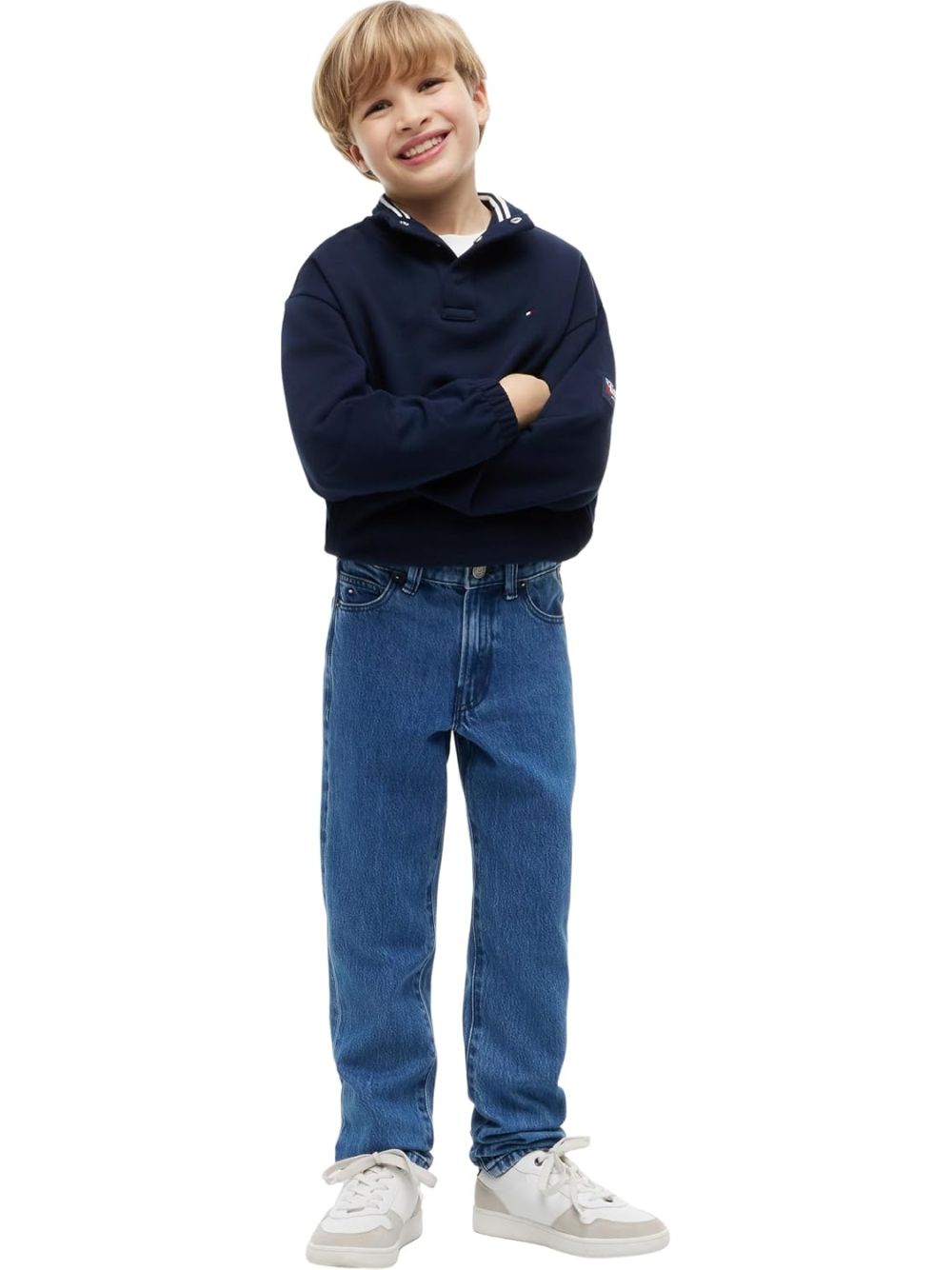 Jeans Tommy Hilfiger STRAIGHT MID WASH Bambino - Denim